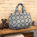 再販　ふっくらトートパッグ☆タンバリンgray
