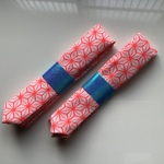 お太鼓用  ＝仮ひも＝ 2本組(麻の葉柄)B