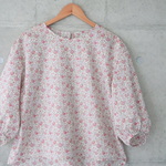 【期間限定SALE♡5/31まで】リバティ＊ふんわり袖ブラウス （11号)