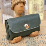 金具がかわいい長財布本革のハンドメイド財布/jaba-hine-gr