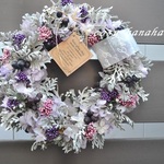 ｋ様へ　ダスティミラーとライスフラワーのwreath