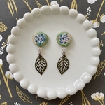 実り〜刺繍イヤリング/ピアス