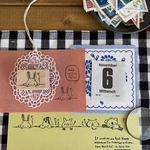 k6  ウサギ　［のっかりアニマルズ］/ラバースタンプ/スタンプ/くぼみの木/kubominoki