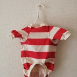USED太ボーダーロンT / ストロベリーred