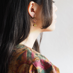  ★台湾梅の花★ 梅の花と梅の実水引ピアス/イヤリング　(数量限定)