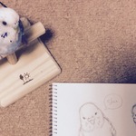p様専用ペットのイラスト２点セット・Bu