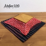 こたつ(8cm)セット 1/12 ミニチュア家具 ドールハウス   