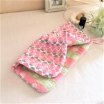 限定*ループ付８重ガーゼハンカチタオル*いちご*イチゴ*苺*ストロベリー*strawberry*両面*女の子*入園*お布団ガーゼ*