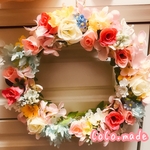 お花たっぷりリース