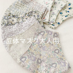 libertyの立体ふんわり布マスク大人用