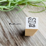 【カエルくん】スケジュールはんこ＊10㎜角
