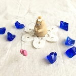魚釣りくまさんの一輪挿し