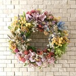 小花のリース(21cm)