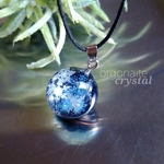 snow crystal オルゴナイト ネックレス  雪の結晶