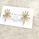 雪の結晶のようなフラワーearring