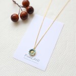 マーガレット（ブルーG）♡華奢なネックレス（9サイズ）♪～とにかく便利なスライドボール採用♪ ～チョーカーから超ロングまで幅広く対応♪
