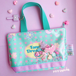 [Mサイズ]シャカシャカ ♡ ファスナー付きトート