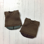 オビツ11サイズ服＊秋色重ね着風タンクトップ