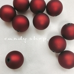[特価] 8pcs MIX color rubber circle beads