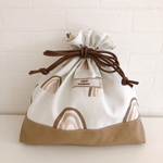 レインボー巾着