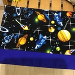 【再2】宇宙⭐️惑星⭐️星❤️A４男の子両面ランチョンマット☆小学校⭐️幼稚園⭐️保育園レッスンバッグオーダーできます