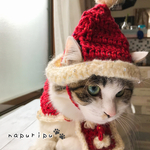 キラキラ猫ちゃんサンタ帽