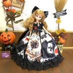 ブライス　リカちゃん  プーリップ  ハロウィン  ドレス  トランプ