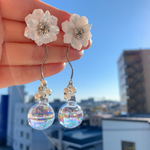 【再販】Pia ガラスドーム ピアス・イヤリング