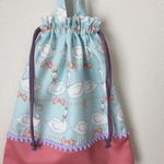 水色スワンの体操着袋sale