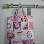 フランス輸入生地　「パティスリーアソート」トートバッグ