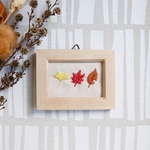再販🌟刺繍ミニフレーム＊もみじ🍁[受注]