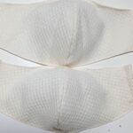 両面シルク製プラケット高級立体マスク2枚組