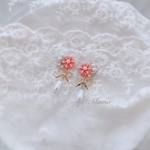 《SWAROVSKI》コスモス×ビジュー ♡ピアスorイヤリング♡