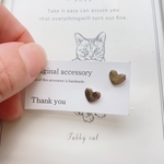 silver ハートピアス　チタンピアス