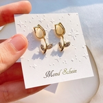 イエローチューリップのピアス