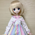MDD(S胸)・SDMサイズ セーラーワンピース/ゆめかわレインボー