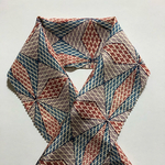 半襟　アンティーク モザイク柄