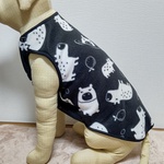 大型犬服フリースカピバラ柄