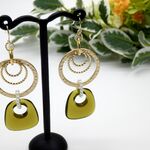 Ring＆Square ピアス／イヤリング