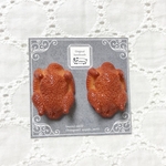 ローストチキンのピアス(イヤリング)