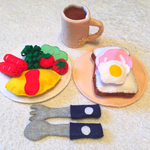 フェルトでおままごと♡モーニングセット♪