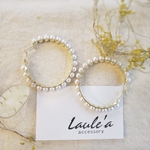 パールリングピアス♡