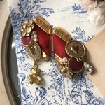 ヴィンテージボタン　　pierce /earring