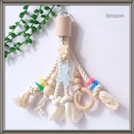 選べるクマ４色☆love the rope３　くまチャーム付☆　 インコおもちゃ 鳥おもちゃ 