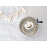 【 little friend⚐⚑⚐゛用 】こうもりスティックとおばけカボチャのお面 𖠱