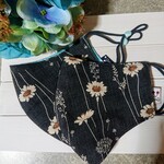 秋色・和柄の布マスク(木春菊)
