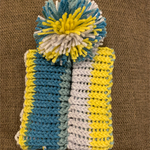 スヌードにもなるペット用ニット帽　北欧カラー