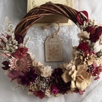 * Red ×  Tatarika * Xmas wreath * ギフト　クリスマス　リース