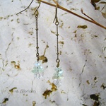 リラックスの＂グリーンフローライト＂ピアス