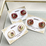 ﾜﾝｺｲﾝ♡小さなお花畑のピアス　イヤリング